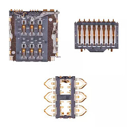 Разъем на SIM карту Samsung A546 Galaxy A54 5G / M346 Galaxy M34 5G, С разъемом на карту памяти