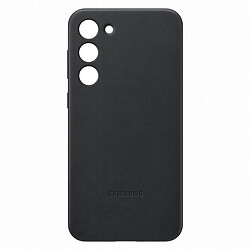 Чохол (накладка) Samsung S916 Galaxy S23 Plus, Leather Case Color, Чорний