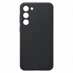 Чохол (накладка) Samsung S926 Galaxy S24 Plus, Leather Case Color, Чорний