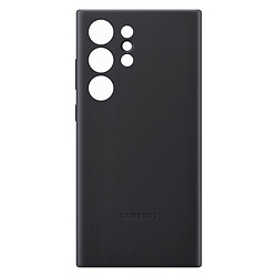 Чохол (накладка) Samsung S928 Galaxy S24 Ultra, Leather Case Color, Чорний