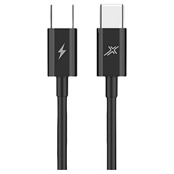 USB кабель Grand-X CC-07B, Type-C, 1.0 м., Черный