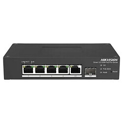 Комутатор мережевий Hikvision DS-3T1306P-SI/HS, Чорний