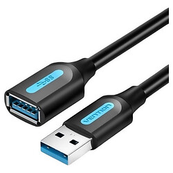 USB подовжувач Vention CBHBF, 1.0 м., Чорнийt