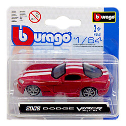 Машинка металева колекційна, "2008 Dodge", червоний, Bburago