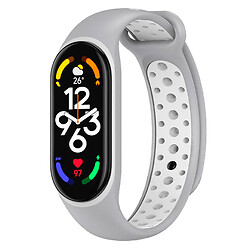 Ремінець Xiaomi Mi Band 5 / Mi Band 6, BeCover Nike, Grey-White, Сірий