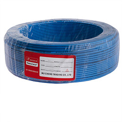 Провід одножильний 1.5mm (16AWG/D1.38мм, мідь, PVC), синій