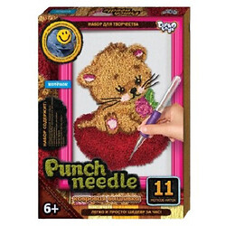 Ковровая вышивка "Punch needle: Котёнок", PN-01-02, Danko Toys