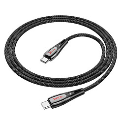 USB кабель Hoco U133 Monte, Type-C, 1.2 м., Черный