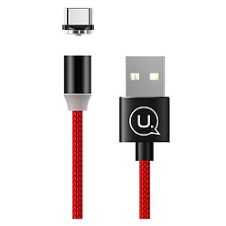 USB кабель USAMS US-SJ293 U-sure, Type-C, 1.2 м., Червоний