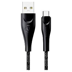 USB кабель USAMS US-SJ395 U41, Type-C, 2.0 м., Чорний