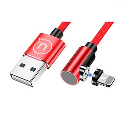 USB кабель USAMS US-SJ444 U54 Apple iPhone 15 Plus / iPhone 15 Pro Max / iPhone 15 / iPhone 15 Pro / iPhone SE 2022 / iPhone 14 Pro Max / iPhone 14 Plus / iPhone 14 Pro / iPhone 14 / iPhone 13 Pro / iPhone 13 Mini / iPhone 13, Lightning, 1.0 м., Красный