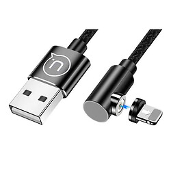 USB кабель USAMS US-SJ444 U54 Apple iPhone SE 2022 / iPhone 14 Pro Max / iPhone 14 Plus / iPhone 14 Pro / iPhone 14 / iPhone 13 Pro / iPhone 13 Mini / iPhone 13 / iPhone 13 Pro Max / iPhone 12 Mini / iPhone 12 Pro Max, Lightning, 1.0 м., Черный