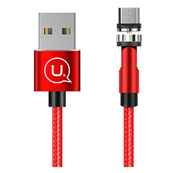 USB кабель USAMS US-SJ474 U59, MicroUSB, 1.0 м., Красный