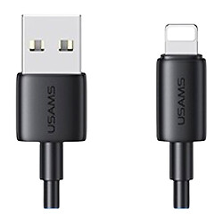 USB кабель USAMS US-SJ709 YD Apple iPhone 15 Plus / iPhone 15 Pro Max / iPhone 15 / iPhone 15 Pro / iPhone SE 2022 / iPhone 14 Pro Max / iPhone 14 Plus / iPhone 14 Pro / iPhone 14 / iPhone 13 Pro / iPhone 13 Mini / iPhone 13, Lightning, 1.0 м., Черный