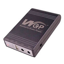 Бесперебойный блок питания MINI UPS WGP 103A, Черный