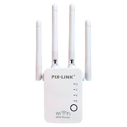 Усилитель сигнала Wi-Fi PIX-LINK WR16Q, Белый