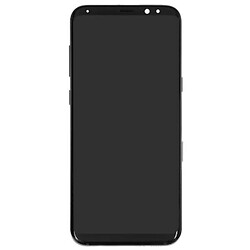 Дисплей (экран) Samsung G955 Galaxy S8 Plus, С сенсорным стеклом, С рамкой, IPS, Черный