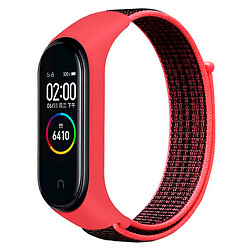 Ремешок Xiaomi Mi Band 3 / Mi Band 4, Nylon, Rose Red, Розовый