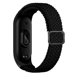 Ремінець Xiaomi Mi Band 3 / Mi Band 4, BeCover Elastic Nylon, Чорний