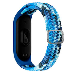 Ремешок Xiaomi Mi Band 3 / Mi Band 4, BeCover Elastic Nylon, Colorful Blue, Синий