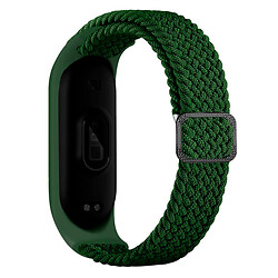 Ремешок Xiaomi Mi Band 3 / Mi Band 4, BeCover Elastic Nylon, Зеленый