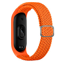 Ремінець Xiaomi Mi Band 3 / Mi Band 4, BeCover Elastic Nylon, Papaya, Помаранчевий