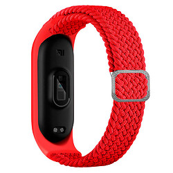 Ремінець Xiaomi Mi Band 3 / Mi Band 4, BeCover Elastic Nylon, Червоний