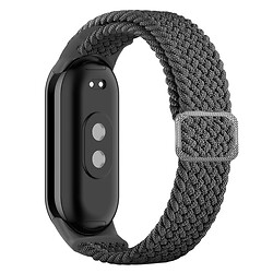 Ремінець Xiaomi Mi Band 8, BeCover Elastic Nylon, Сірий