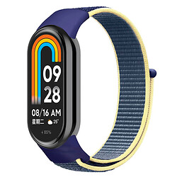 Ремінець Xiaomi Mi Band 8, Nylon, Blue-Yellow, Синій