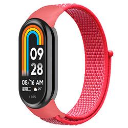 Ремінець Xiaomi Mi Band 8, Nylon, Rose Red, Рожевий