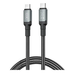 USB кабель XO NB-Q264A, Type-C, 1.0 м., Черный