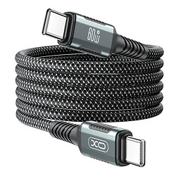 USB кабель XO NB-Q267, Type-C, 1.0 м., Черный