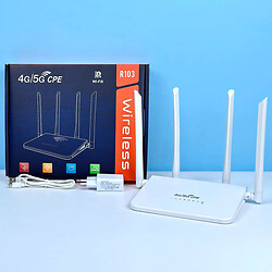 WIFI роутер CPE R103, Білий - № 8