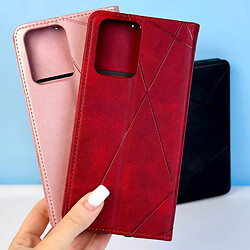 Чехол (книжка) Xiaomi Redmi 9a, Business Leather, Красный - № 4