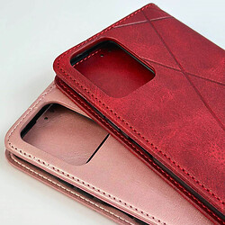 Чехол (книжка) Xiaomi Redmi 9a, Business Leather, Красный - № 7