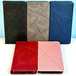 Чехол (книжка) Xiaomi Redmi 9a, Business Leather, Красный - № 8