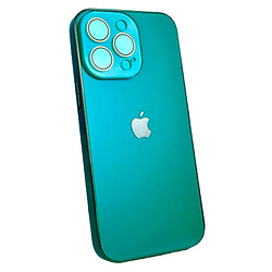 Чохол (накладка) Apple iPhone 13 Pro, Glass Case Matte Separate Camera, Зелений