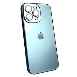 Чохол (накладка) Apple iPhone 14 Pro, Glass Case Matte Separate Camera, Срібний