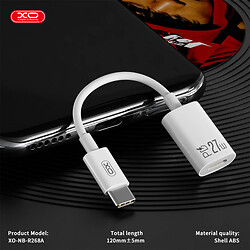Адаптер XO NB-R268A Apple iPhone SE 2022 / iPhone 14 Pro Max / iPhone 14 Plus / iPhone 14 Pro / iPhone 14 / iPhone 13 Pro / iPhone 13 Mini / iPhone 13 / iPhone 13 Pro Max / iPhone 12 Mini / iPhone 12 Pro Max, Lightning, Type-C, 0.12 м., Білий - № 5