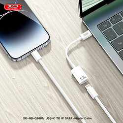 Адаптер XO NB-R268A Apple iPhone SE 2022 / iPhone 14 Pro Max / iPhone 14 Plus / iPhone 14 Pro / iPhone 14 / iPhone 13 Pro / iPhone 13 Mini / iPhone 13 / iPhone 13 Pro Max / iPhone 12 Mini / iPhone 12 Pro Max, Lightning, Type-C, 0.12 м., Білий - № 6