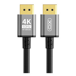 Кабель XO GB018A, DisplayPort, 3.0 м., Сірий