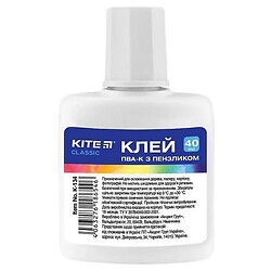 Клей ПВА з кистью 40 мл Kite Classic, Kite