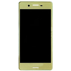 Дисплей (екран) Sony F5121 Xperia X / F5122 Xperia X Dual / F8131 Xperia X Performance Dual / F8132 Xperia X Performance Dual, High quality, З сенсорним склом, З рамкою, Золотий