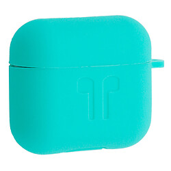 Чохол (накладка) Apple AirPods 3 / AirPods 4 mini, Silicone Classic Case, М'ятний