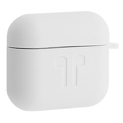 Чохол (накладка) Apple AirPods 3 / AirPods 4 mini, Silicone Classic Case, Trans-Matt, Білий