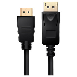 Кабель ProLogix DisplayPort-HDMI, 1.0 м., Чорний