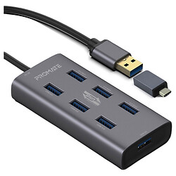 USB Hub USB Promate EzHub, Серый