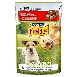 Корм для собак Purina Friskies Говядина и картофель пауч 100 г