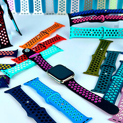 Ремешок Apple Watch 38 / Watch 40, Nike, Black-Purple, Черный - № 5
