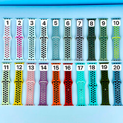 Ремешок Apple Watch 38 / Watch 40, Nike, Black-Purple, Черный - № 7